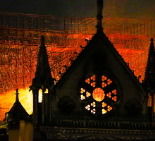 Katedra Notre Dame płonie