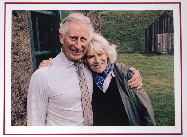 Royal Christmas Card - Prince Charles, Prince of Wales and Camilla, Duchess of Cornwall