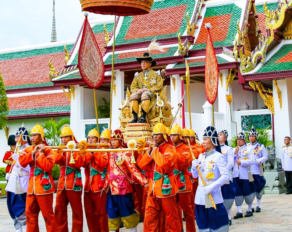 Rama X, król Tajlandii, koronacja