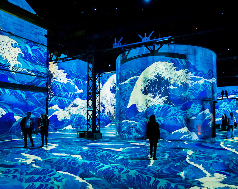 Wystawa „Japon rêvé”, w Atelier des Lumières w Paryżu