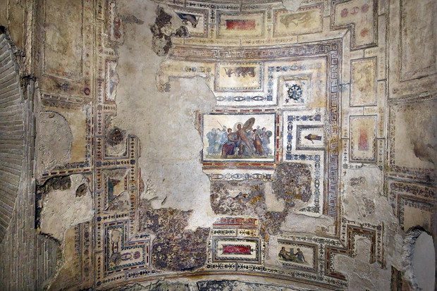 Domus Aurea Room of Achille a Sciro Rome Italy
