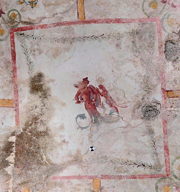 Sphinx Halll at Nero's Domus Aurea re-emerges