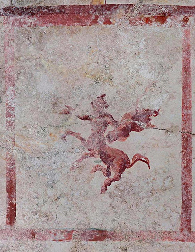 Sphinx Halll at Nero's Domus Aurea re-emerges