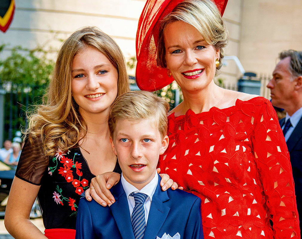 Belgijska rodzina królewska, księżniczka Elisabeth, królowa Matylda, książę Emmanuel