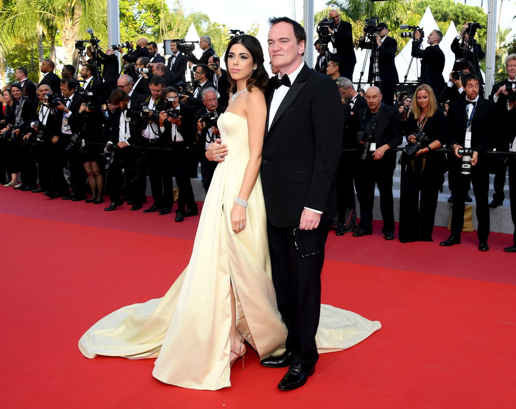 Quentin Tarantino i Daniella Tarantino, Cannes 2019, zakończenie