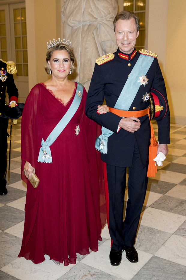 Crown Prince Frederik of Denmark Holds Gala Banquet At Christiansborg Palace