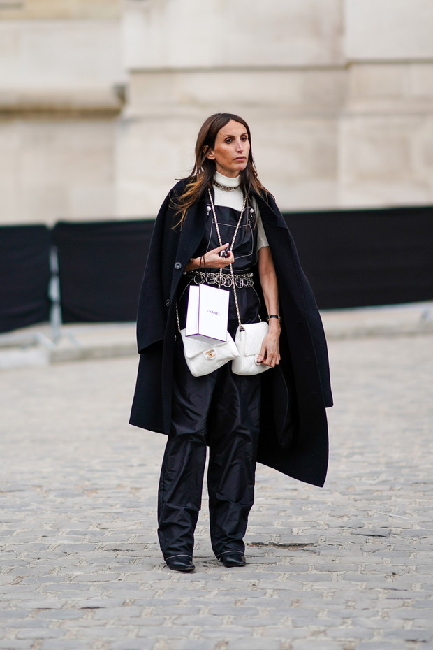 Street Style At Chanel Cruise Collection 2020 : Outside Arrivals At Grand Palais In Paris