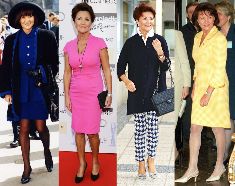 Jolanta Kwaśniewska urodziny stylizacje