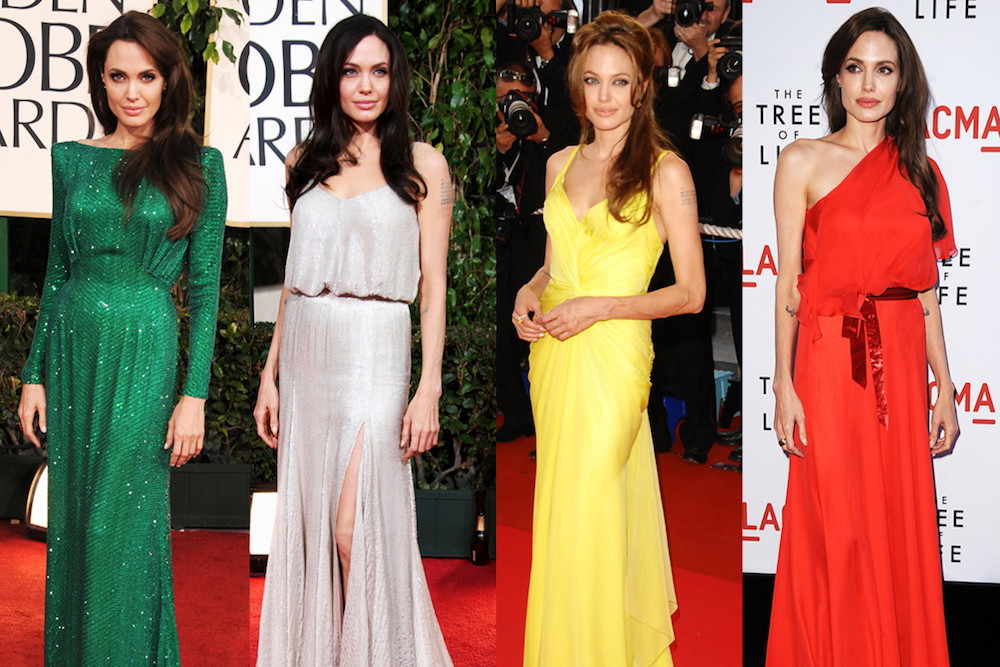 Angelina Jolie urodziny stylizacje