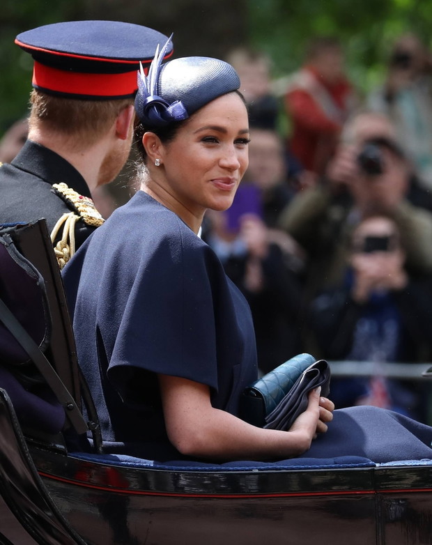 Brytyjska rodzina królewska podczas ?wi?ta Trooping the Colour