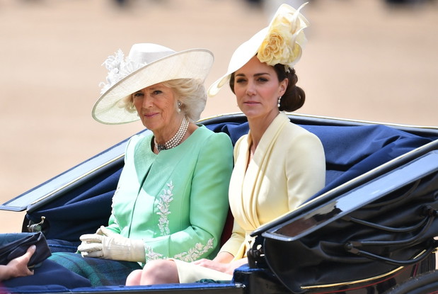 Brytyjska rodzina królewska podczas ?wi?ta Trooping the Colour