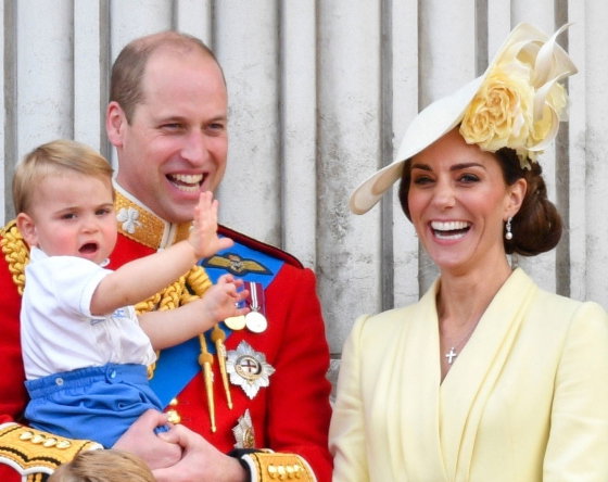 książę William, księżna Kate, książę George, księżniczka Charlotte, książę Louis