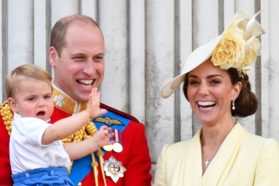 książę William, księżna Kate, książę George, księżniczka Charlotte, książę Louis