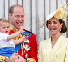 książę William, księżna Kate, książę George, księżniczka Charlotte, książę Louis