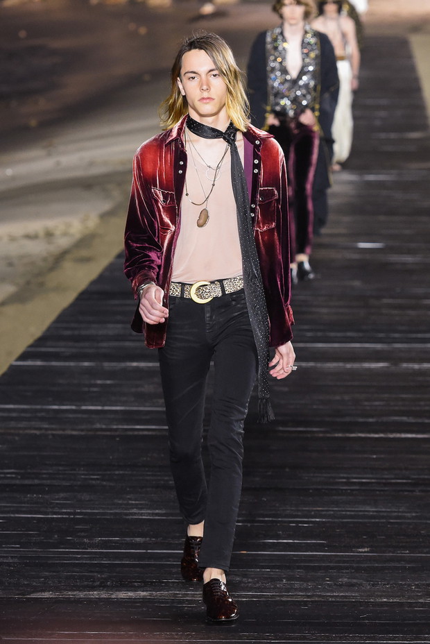 Saint Laurent Mens Spring Summer 20 Show - Runway