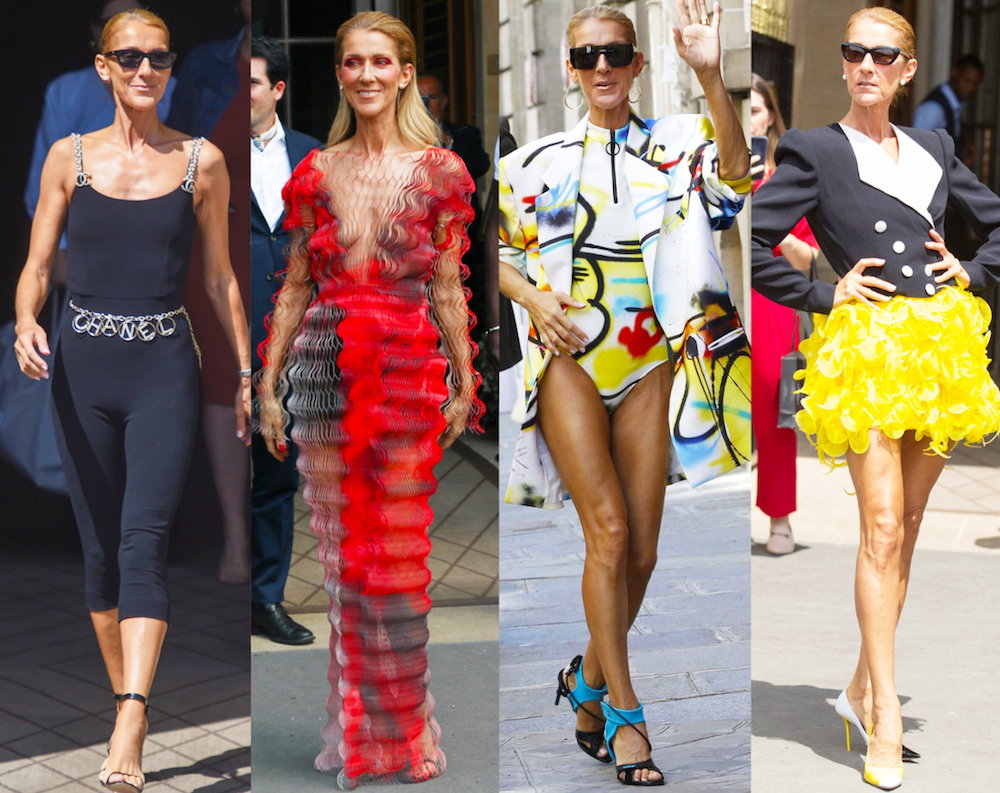 Céline Dion stylizacje Paryż pokazy haute couture na jesień 2019