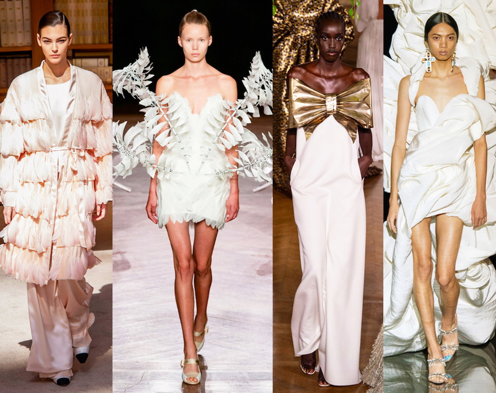 suknie ślubne pokazy haute couture na jesień 2019 zimę 2020