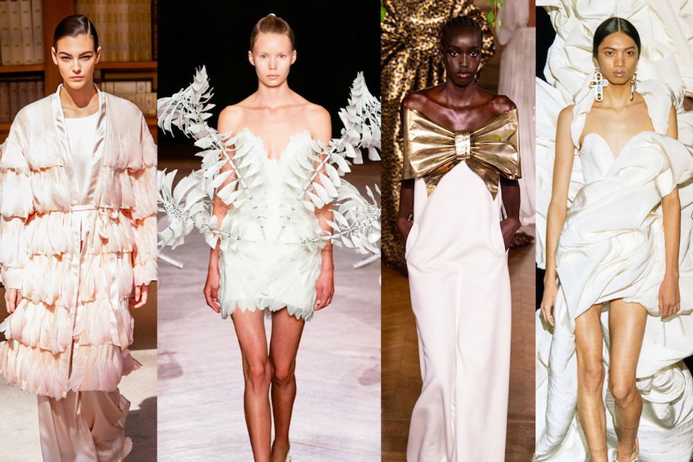 suknie ślubne pokazy haute couture na jesień 2019 zimę 2020