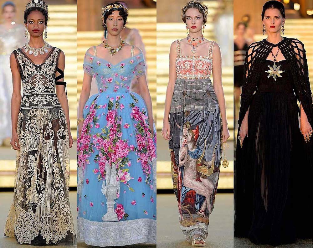 Pokaz Dolce&Gabbana Alta Moda w Dolinie Świątyń na Sycylii