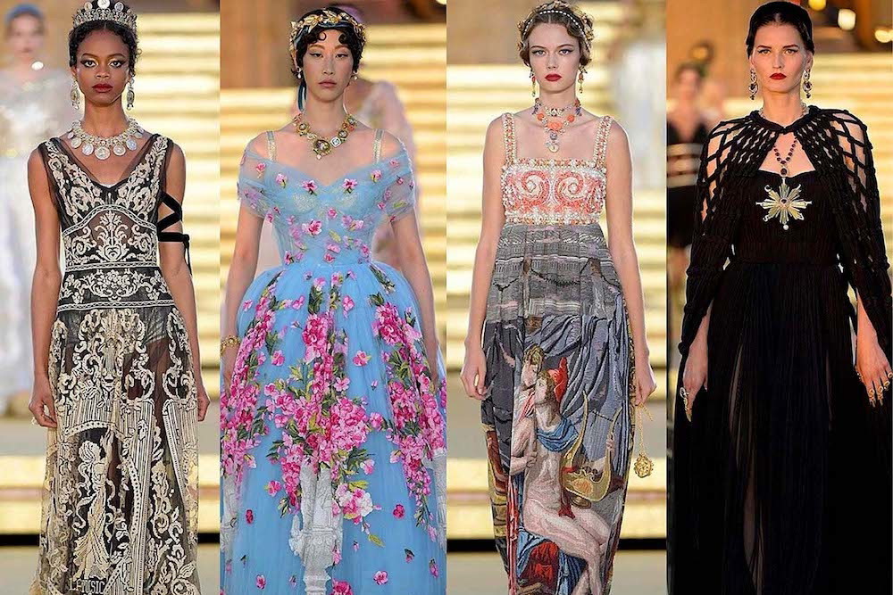 Pokaz Dolce&Gabbana Alta Moda w Dolinie Świątyń na Sycylii