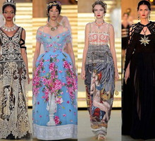 Pokaz Dolce&Gabbana Alta Moda w Dolinie Świątyń na Sycylii