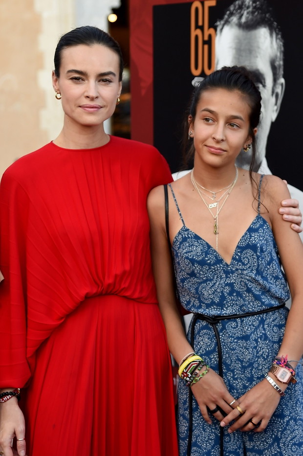 Kasia Smutniak z córk? na festiwalu Taormina