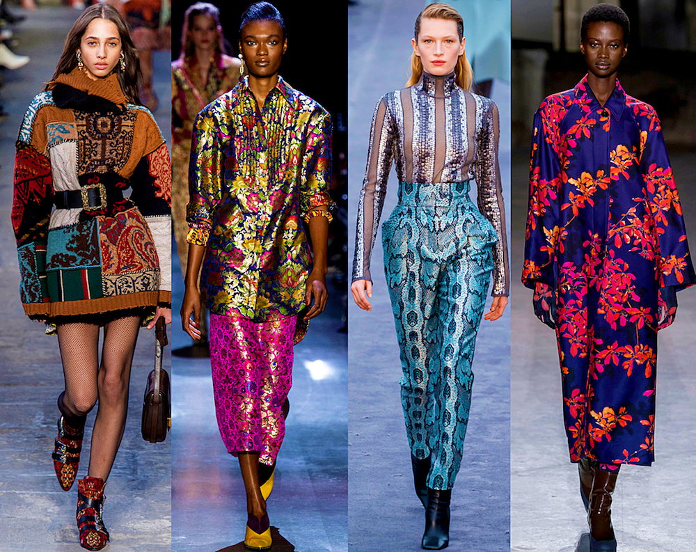 Trendy najmodniejsze wzory printy desenie na jesień zimę 2019
