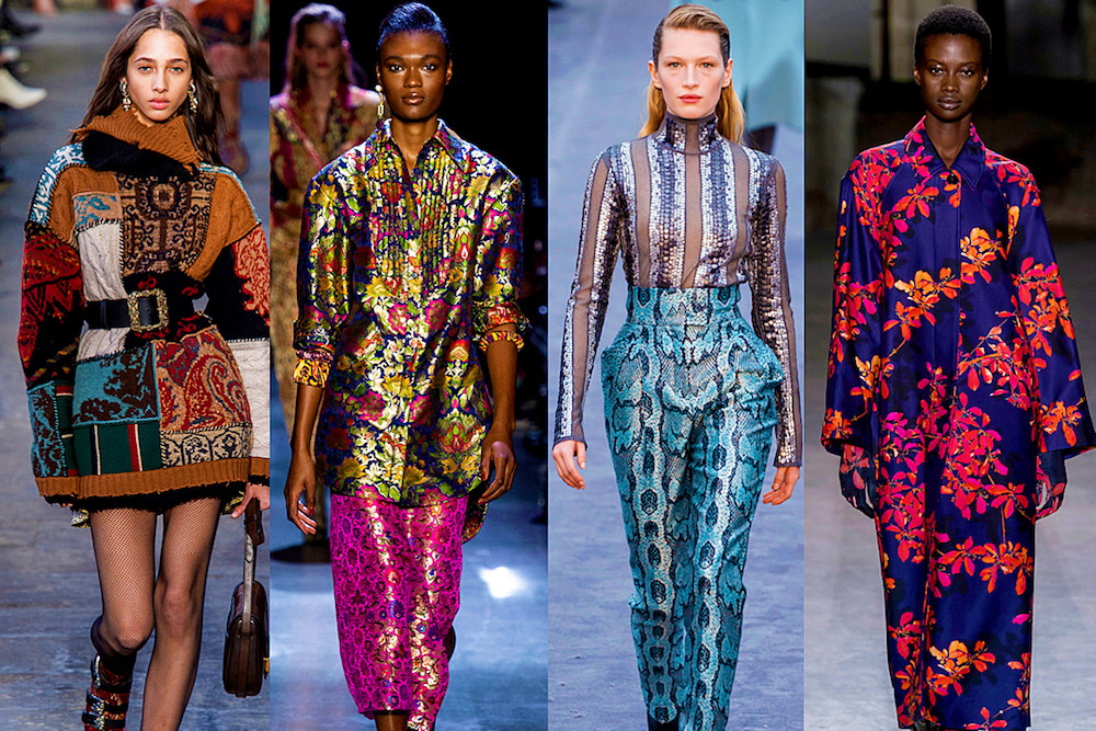 Trendy najmodniejsze wzory printy desenie na jesień zimę 2019