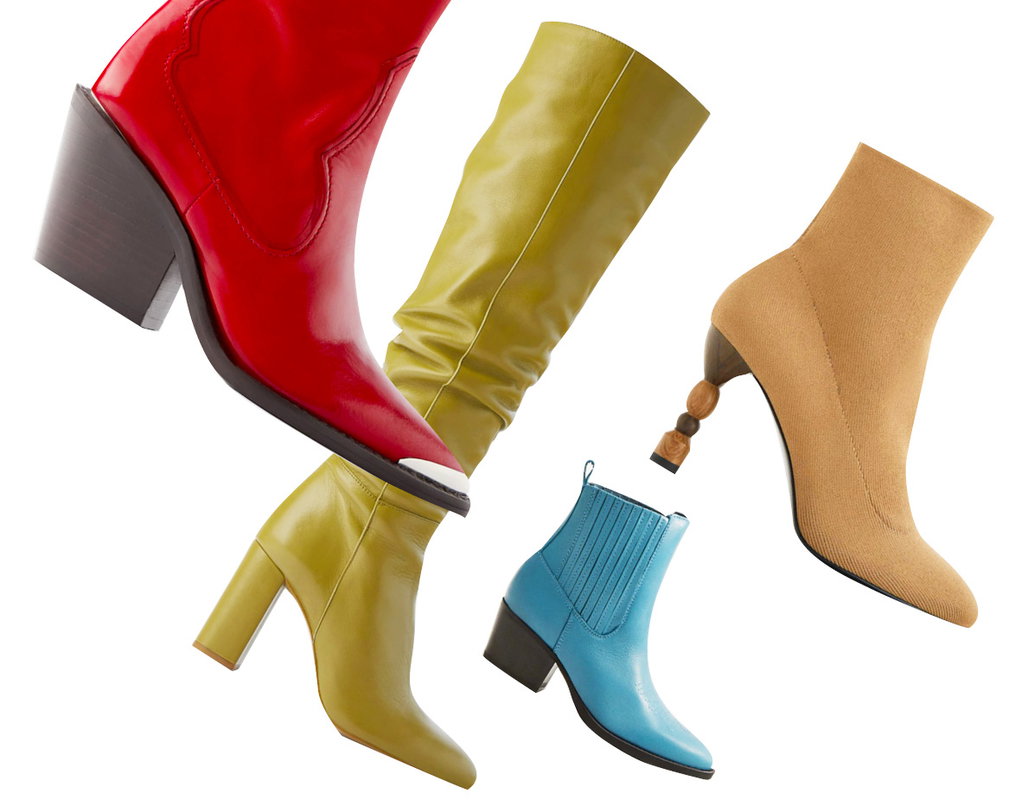 Najmodniejsze modele botków i kowbojek z sieciówek na jesień 2019, Zara, Uterque, Mango