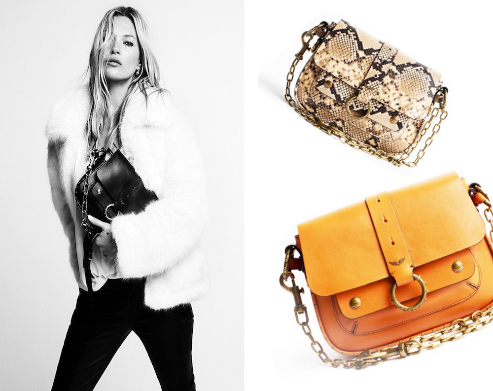 Kate Moss zaprojektowała kolekcję toreb dla Zadig & Voltaire