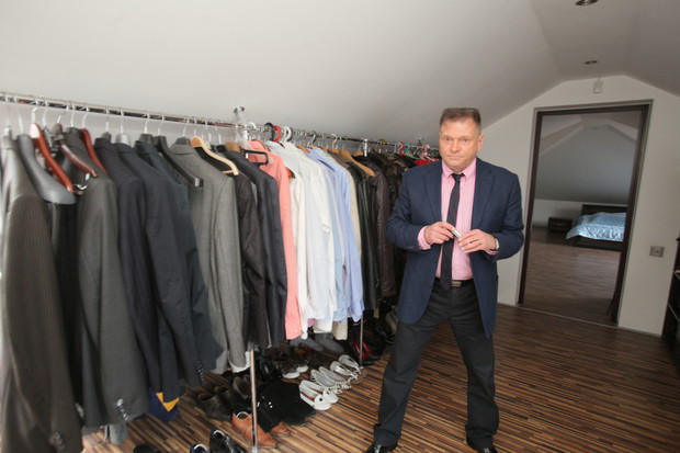Krzysztof Rutkowski w swoim domu