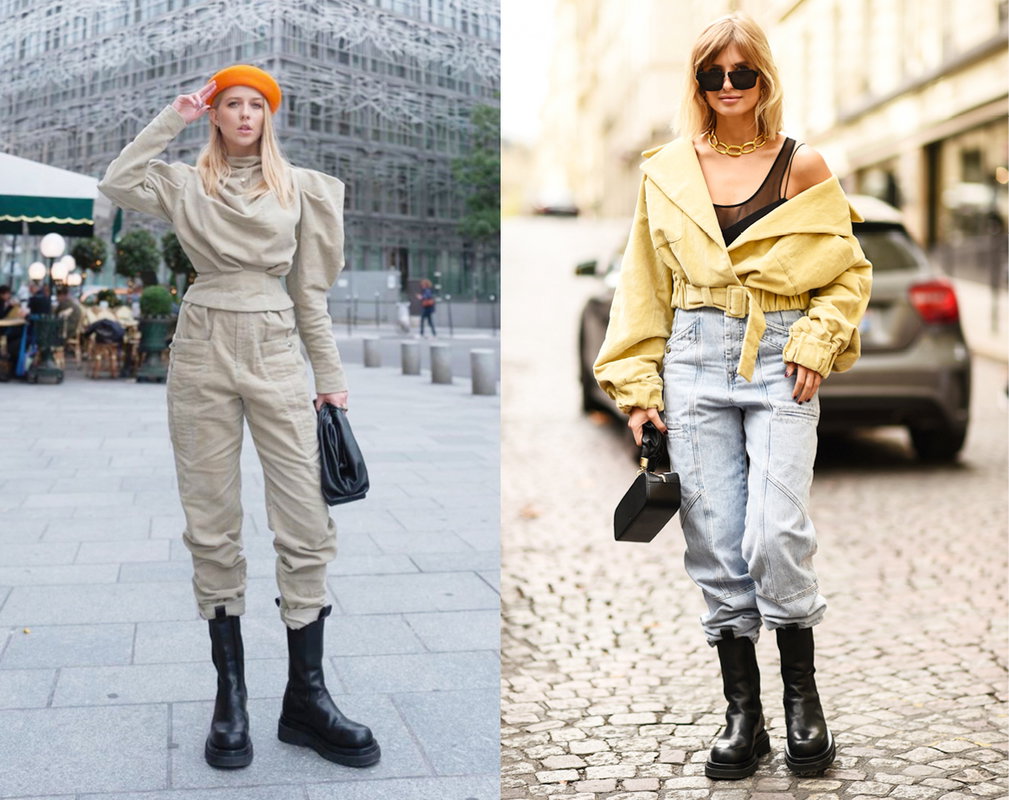buty na jesień 2019, botki w stylu Bottega Veneta