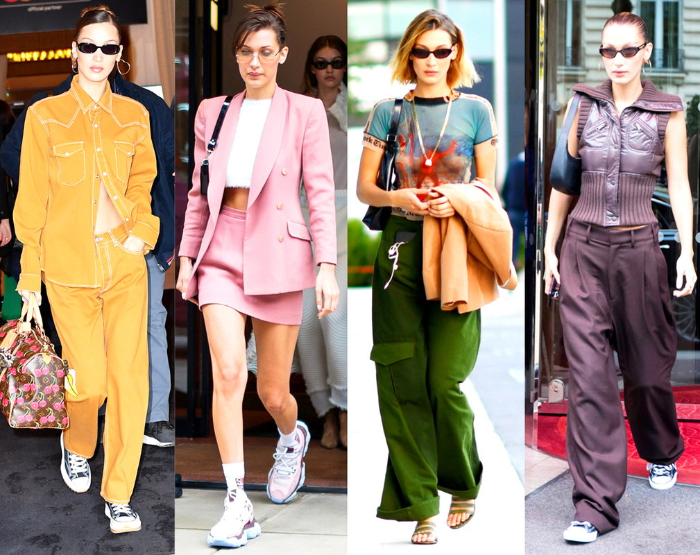 styl, Bella Hadid, street style