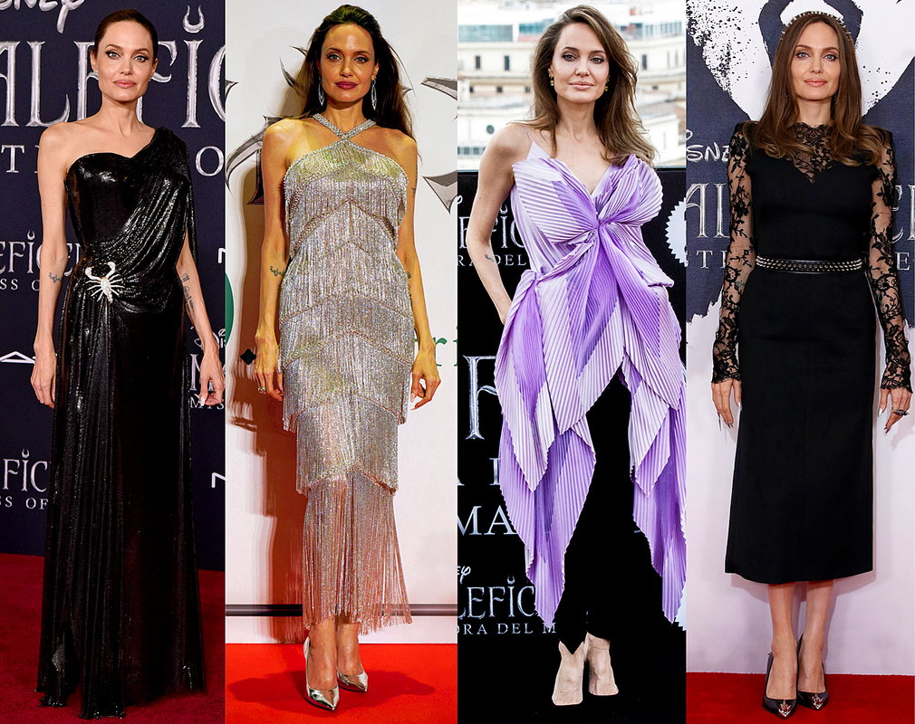 stylizacje na premierach filmu Czarownica 2, Angelina Jolie