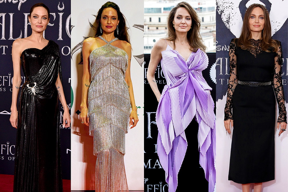 stylizacje na premierach filmu Czarownica 2, Angelina Jolie