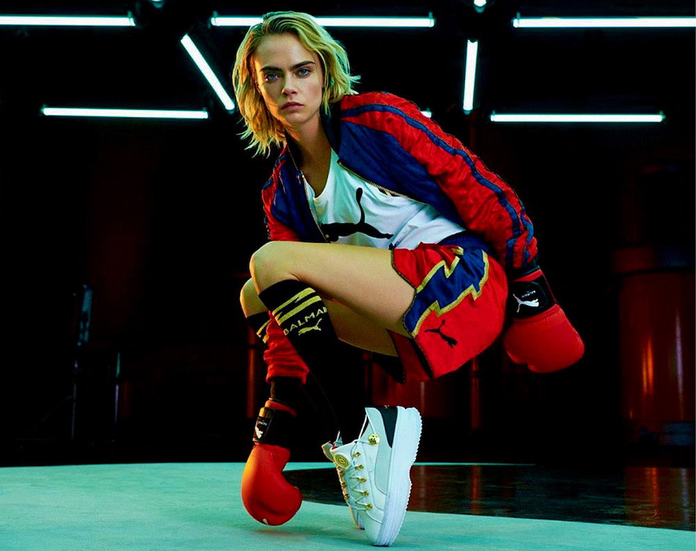 Kolekcja Pumy zaprojektowana przez  Balmain i Carę Delevingne