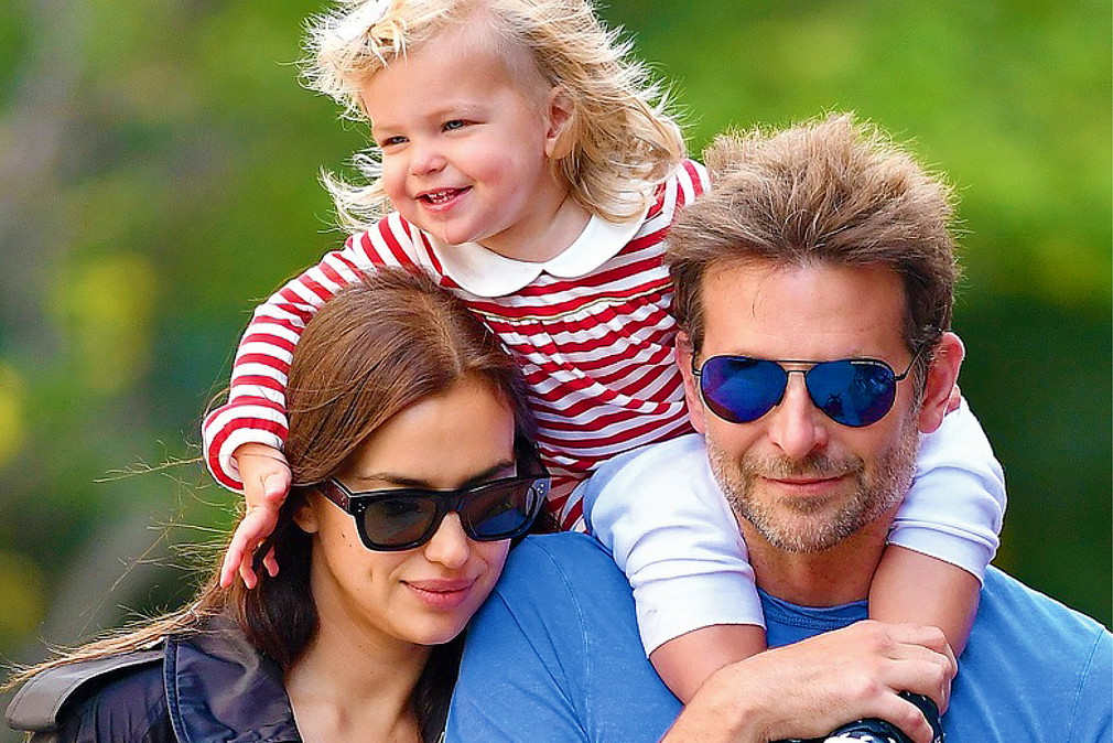 Bradley Cooper i Irina Shayk z córeczką Leą. Rodzinne zdjęcia pary