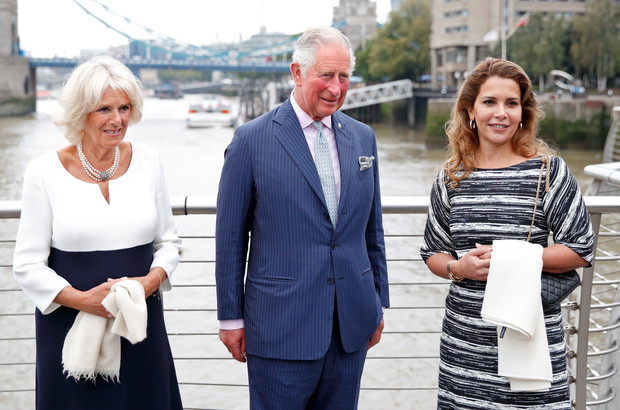 The Prince Of Wales And Duchess Of Cornwall Visit The 'Maiden' Yacht