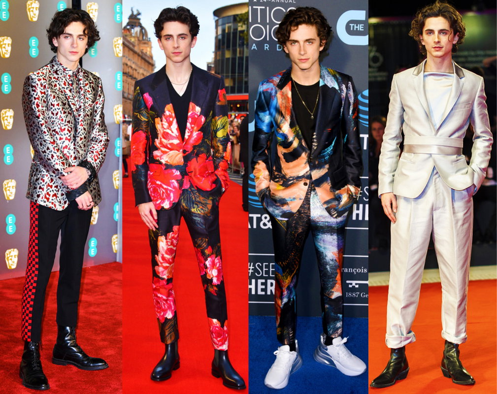 Timothée Chalamet najbardziej stylowy wpływowy mężczyzna w świecie mody