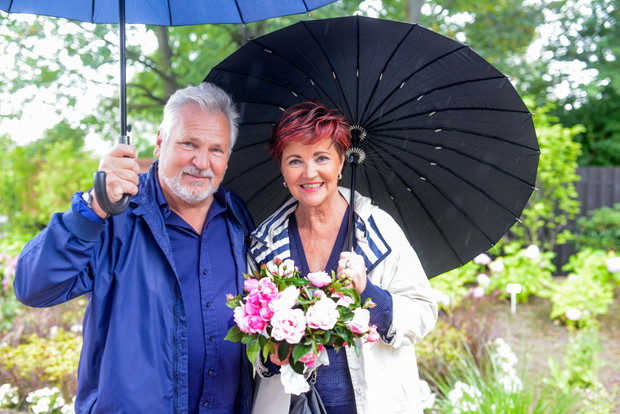 Jolanta i Aleksander Kwasniewscy w Pabianicach