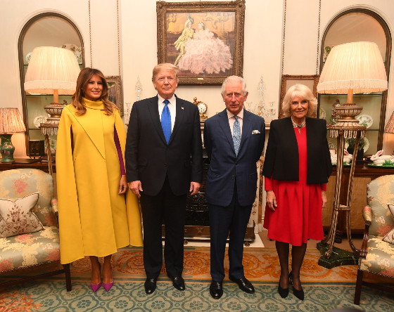 Jubileusz Nato: Melania Trump, Donald Trump, książę Karol, księżna Camilla