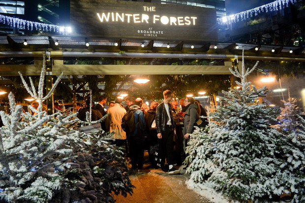 The Winter Forest At Broadgate Circle Launch