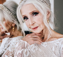 85-letni Helena Norowicz w kampanii sukien ślubnych Laurelle na sezon 2019/2020