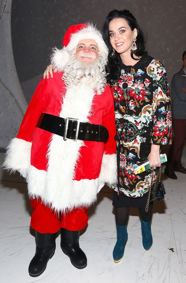 Katy Perry And John Mayer Attend "A Christmas Story, The Musical" Broadway Performance