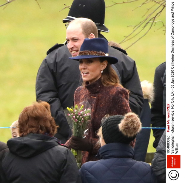 Ksi???ta Cambridge na niedzielnej mszy w Sandringham