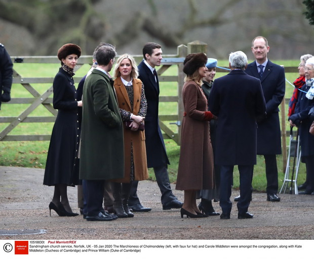 Ksi???ta Cambridge na niedzielnej mszy w Sandringham