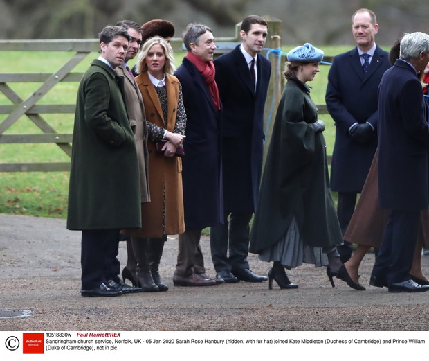 Ksi???ta Cambridge na niedzielnej mszy w Sandringham