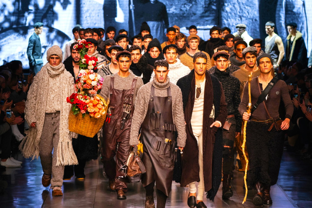 Dolce&Gabbana pokaz jesień zima 2020/21 moda męska tredny