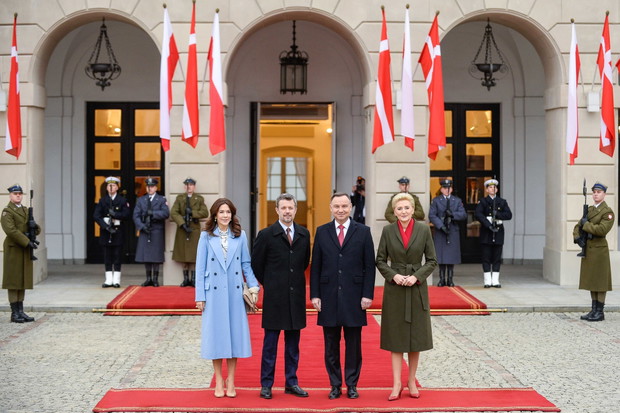 Danish Crown Prince Couple Visit Poland
