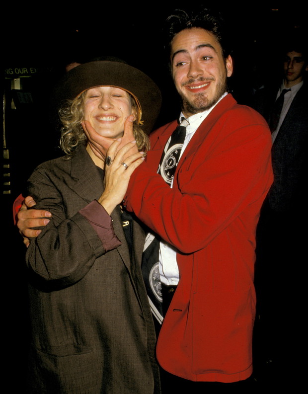 Sarah Jessica Parker and Robert Downey Jr. Depart "Saturday Night Live" - October 24, 1987
